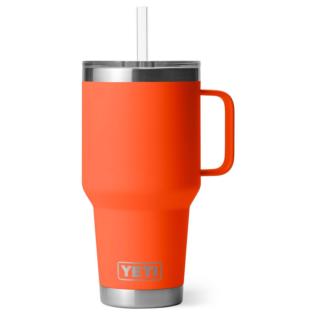 YETI Rambler Straw Mug 25oz Papaya