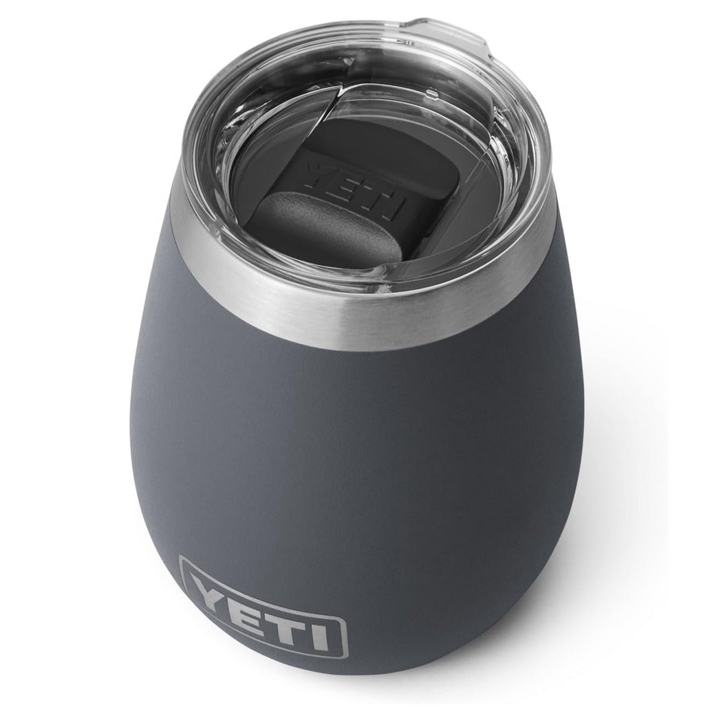 YETI Rambler Wine Tumbler 10oz Charcoal - Image 2