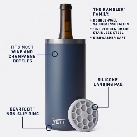 Alternative view of YETI Rambler Wine Chiller Ultramarine Violet