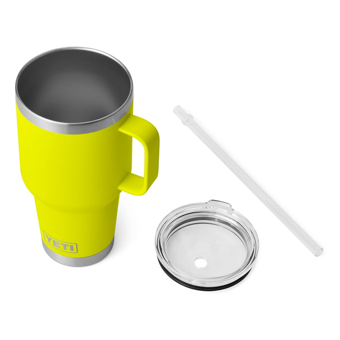 YETI Rambler Straw Mug 35oz Firefly Yellow - Image 2