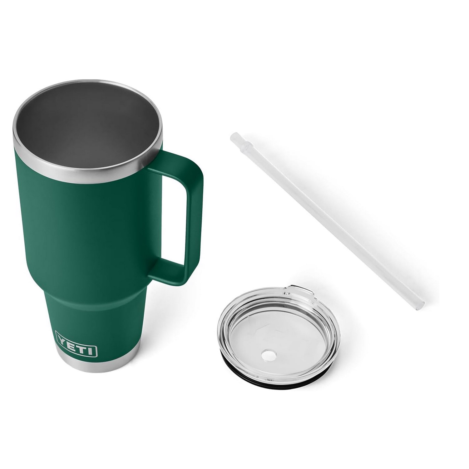 YETI Rambler Straw Mug 42 oz Black Forest - Image 2
