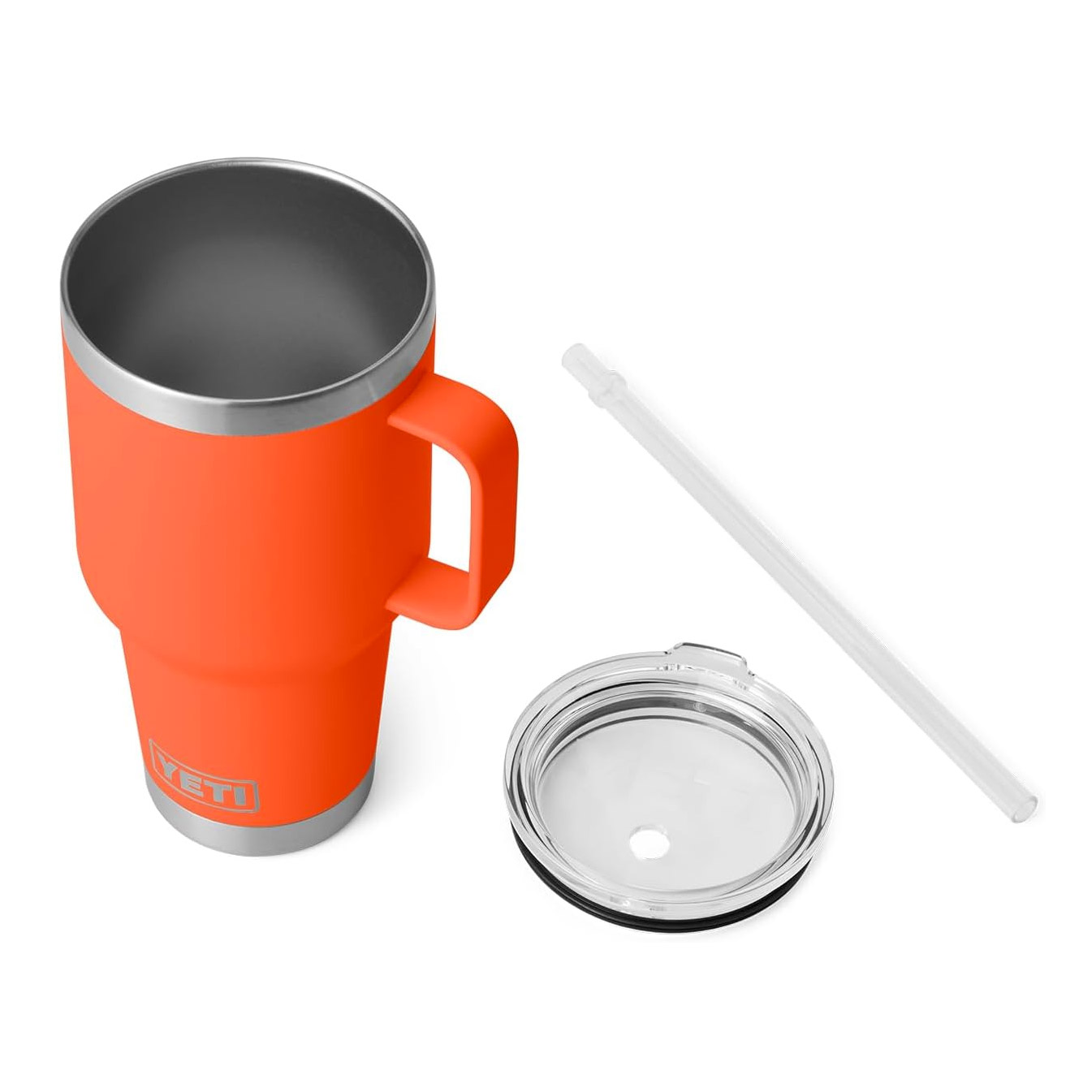 YETI Rambler Straw Mug 35oz Papaya - Image 2