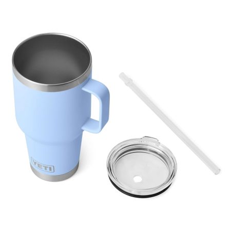 Alternative view of YETI Rambler Straw Mug 35oz Big Sky Blue