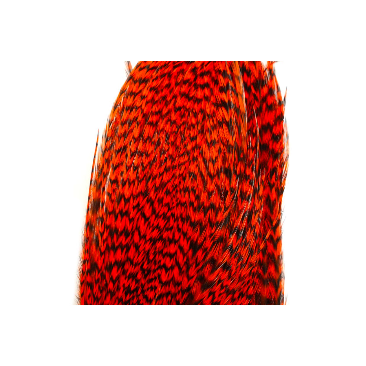 Whiting Bugger Pack Grizzly Dyed Orange - Image 3