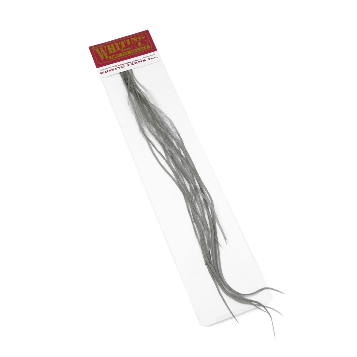 Whiting 100 Pk Size 14 Grizzly Dyed Medium Dun - Image 2