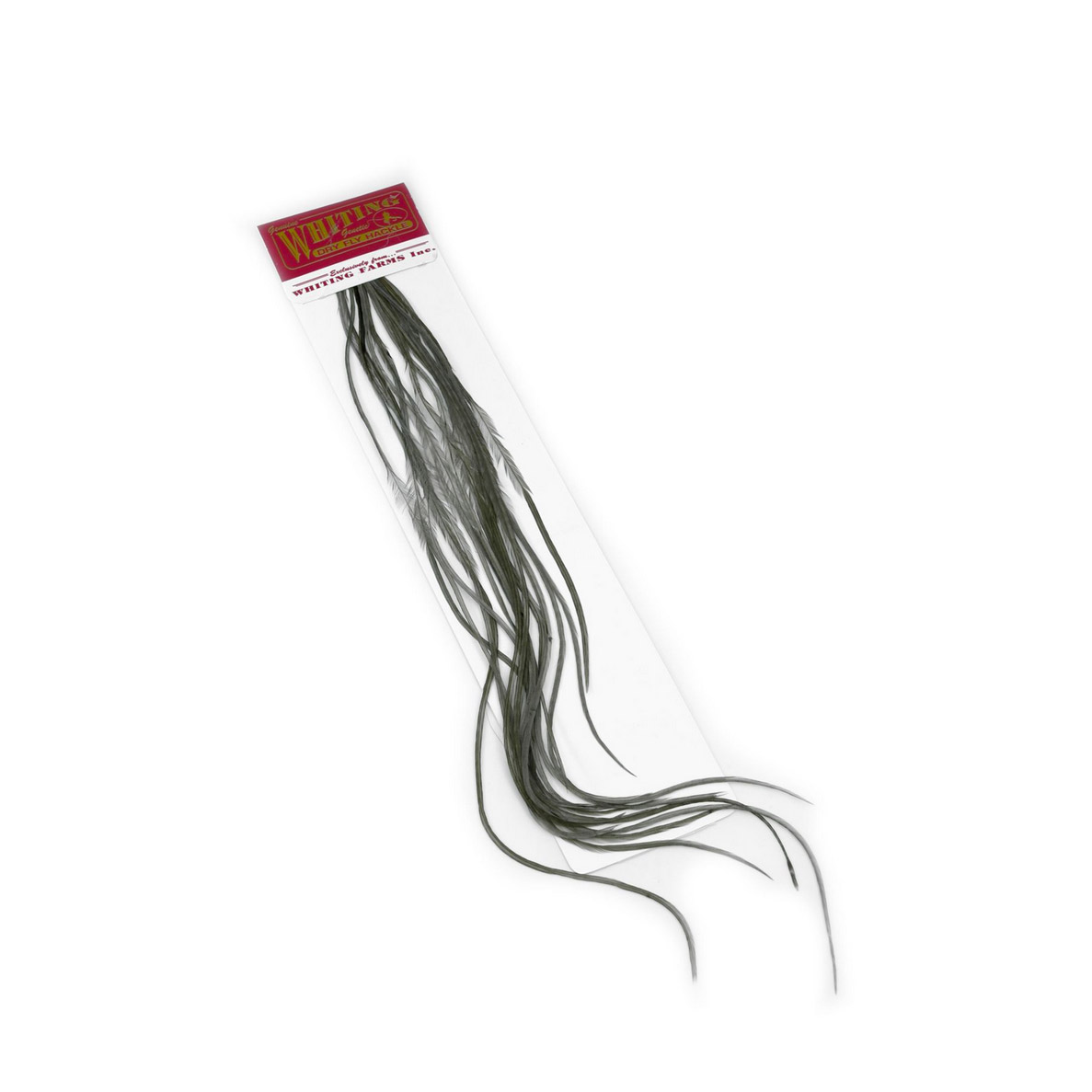 Whiting 100 Pk Size 10 White Dyed Dk Dun - Image 2