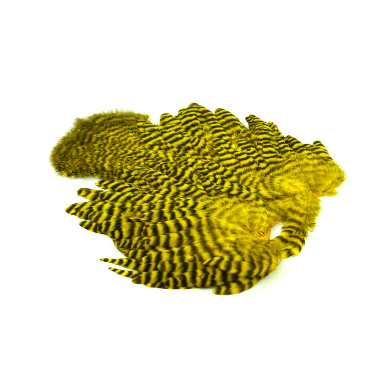 Whiting Rooster SH/C Grizzly Dyed Yellow - Image 2