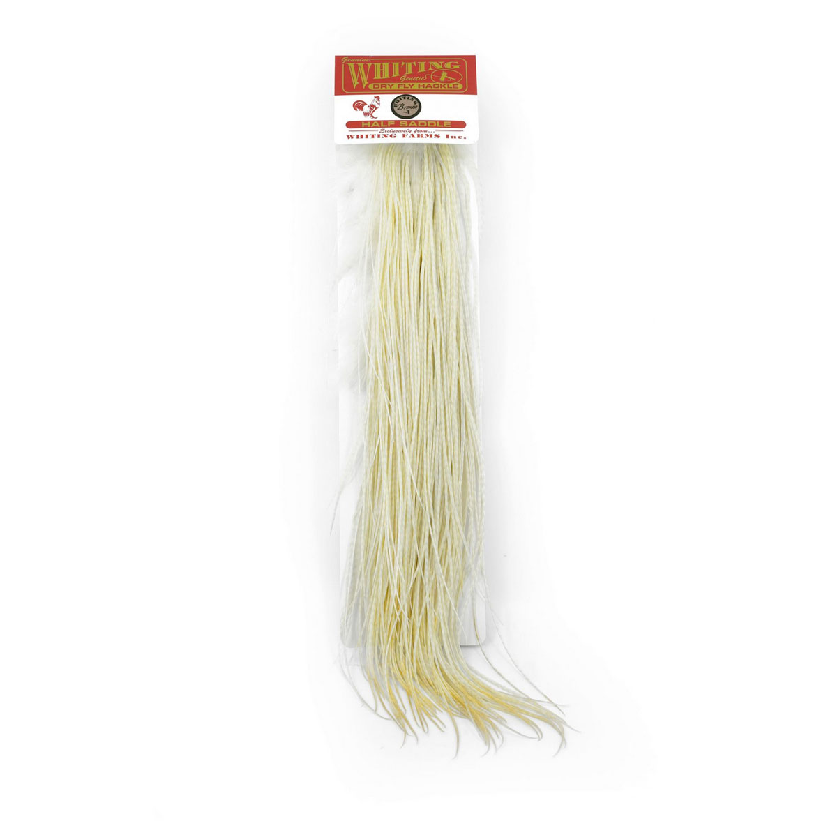 Whiting Bronze Midge 1/2 Saddle White